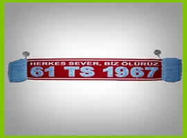 Trabzonspor Mini Araç Atkısı