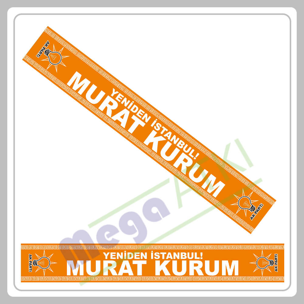 Murat Kurum AK Parti İstanbul Seçim Atkısı - 5